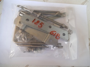 Ricambi x azel parabole Gibertini 125 (bulloni - viti - staffe )